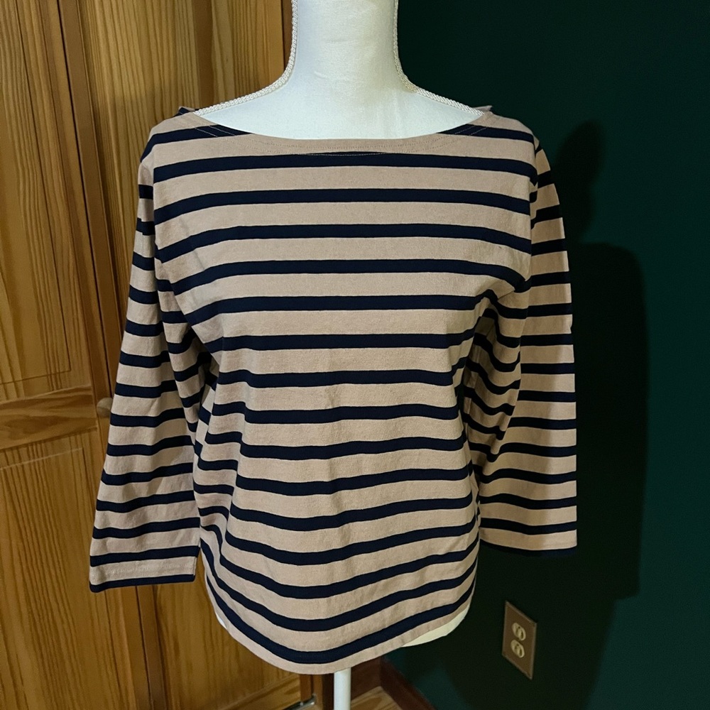 J. Crew Structured Boat Neck shirt - Picture 5 of 8